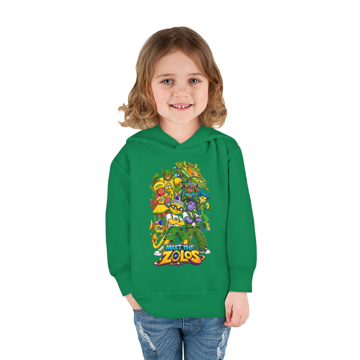 ($Meet The Zolos”) Toddler Pullover Fleece Hoodie