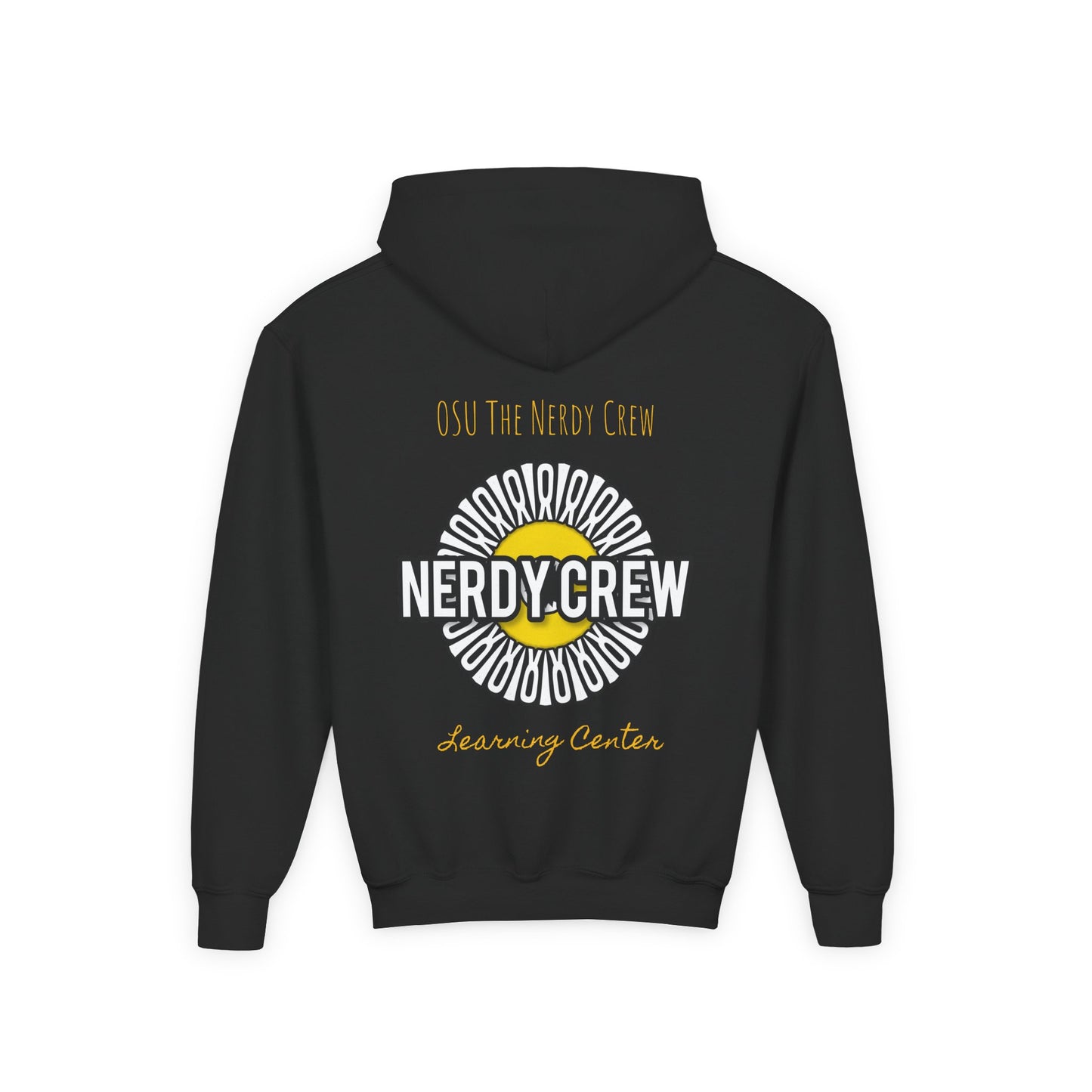 (1# The Nerdy Crew kids OSU Youth Heavy Blend Hooded Sweatshirt