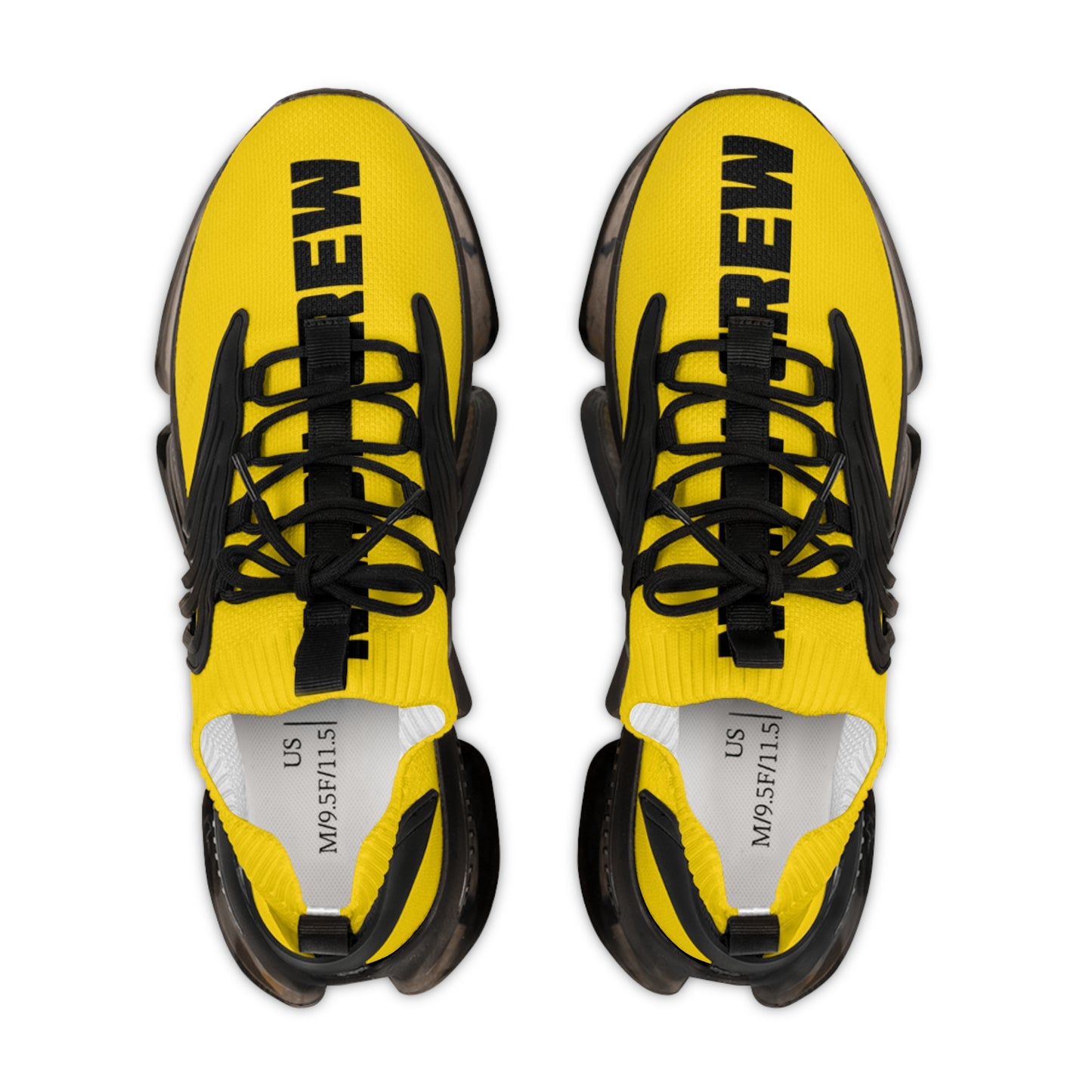 (“Nerdy Crew official”) # 1 mustard N7s Men's Mesh Sneakers